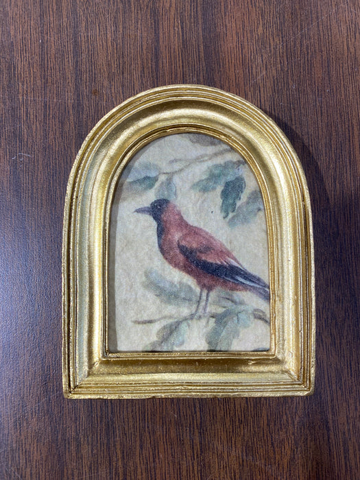 Resin Mini Framed Art Magnet, Gold Finish, 12 Styles