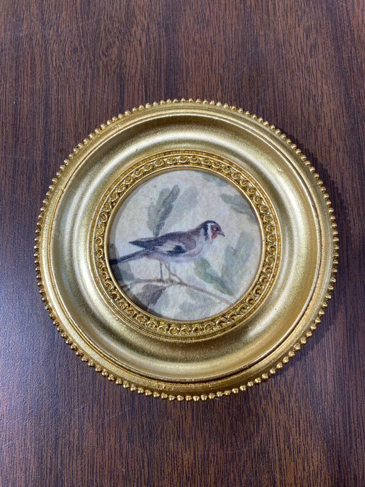 Resin Mini Framed Art Magnet, Gold Finish, 12 Styles