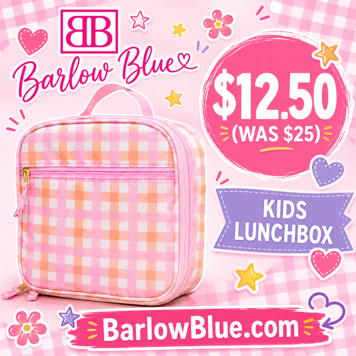 Pretty Plaid Kids Lunchbox $12.50 (was $25)