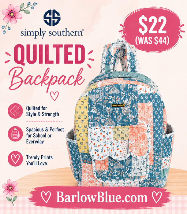 Multi-Quilted Backpack by Simply Southern $22 (was $44)
