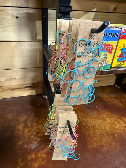 Set of 4 Decorative Paper Clips for Bibles & Books ~ 3 styles!