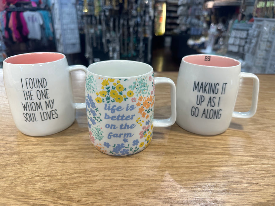 Ceramic Mugs by Mary Square - available in 3 styles!