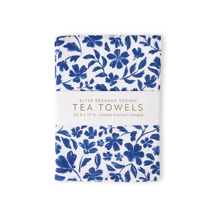 Porcelain Floral Pack of 2 Tea Towels