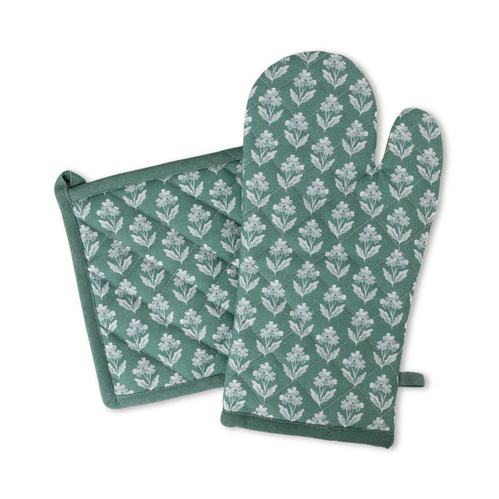 Forget Me Nots Oven Mitt