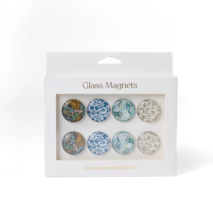 Floral Glass Magnets