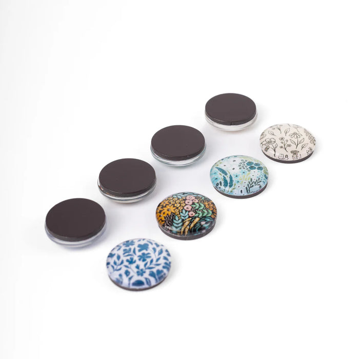 Floral Glass Magnets