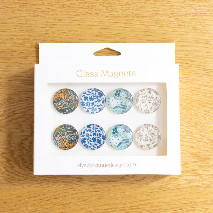 Floral Glass Magnets