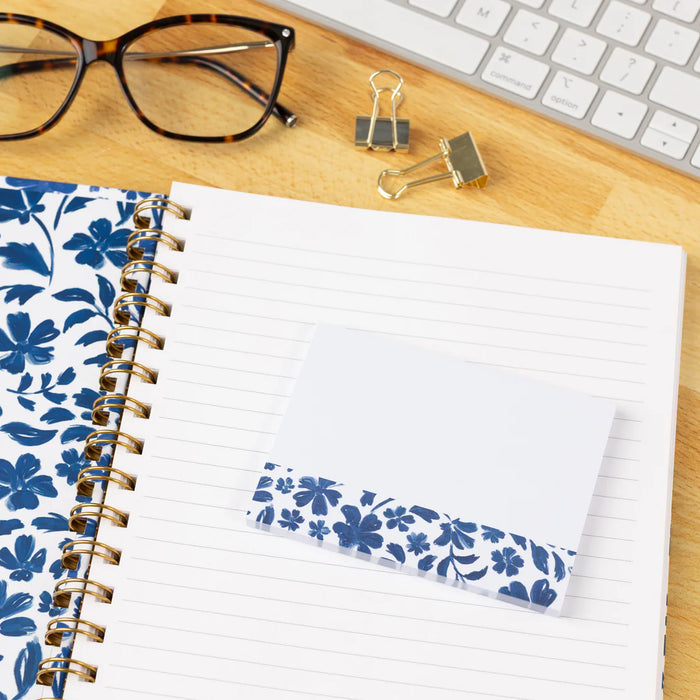 Porcelain Floral Sticky Notes