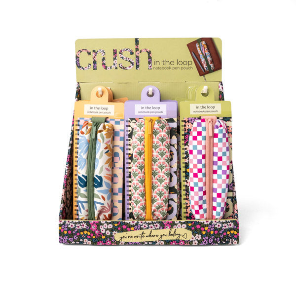 Crush In The Loop Notebook Pen Pouch - 3 Styles!