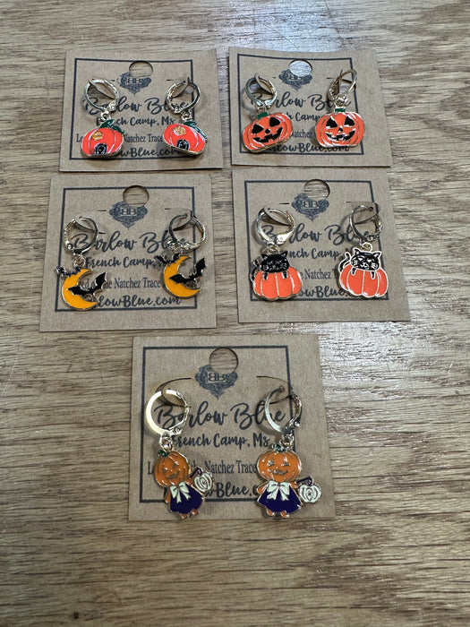 Halloween Enamel Earrings - 5 Styles!
