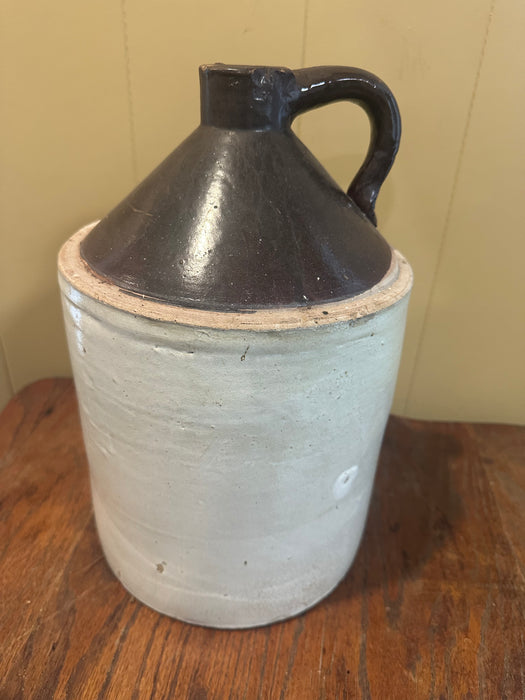 Antique Moonshine Whiskey Crock with Handle.  Holds 2 Gallons.  Great Condition