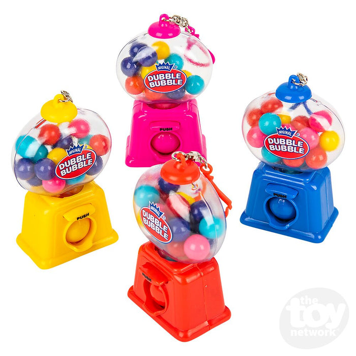 4" Keychain Gumball Dispenser - 4 Colors!