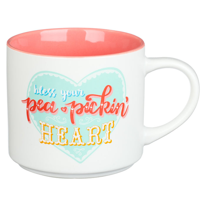 Pea Pickin' Heart Coffee Cup