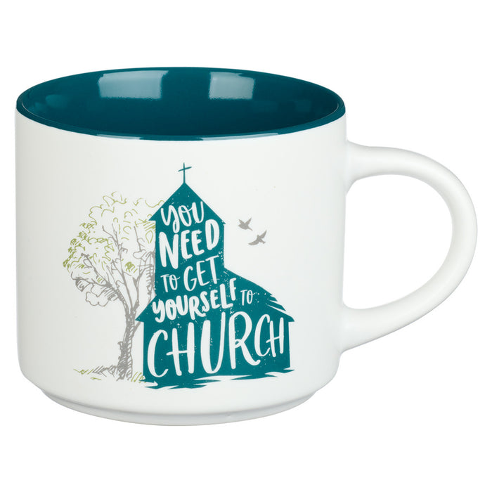 Get Yourself to Church Coffee Cup