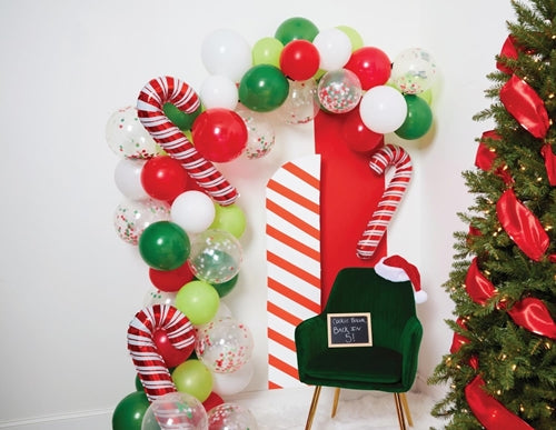 Candy Cane Holiday Balloon Kit