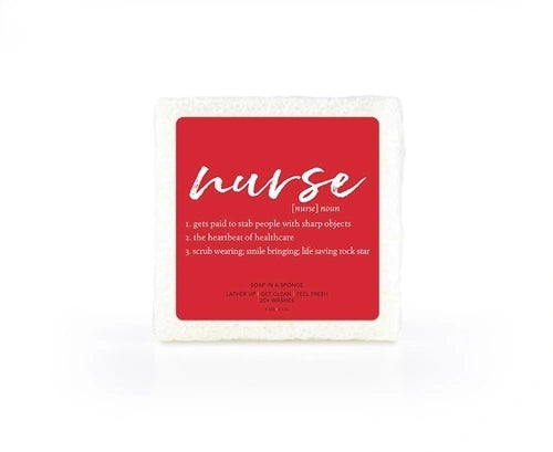 “Who” Collection Shower Sponges with Infused Soap- 9 Styles!