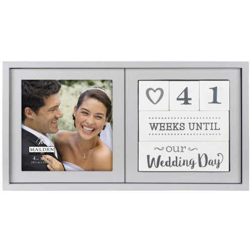 4x4 Wedding Countdown Frame