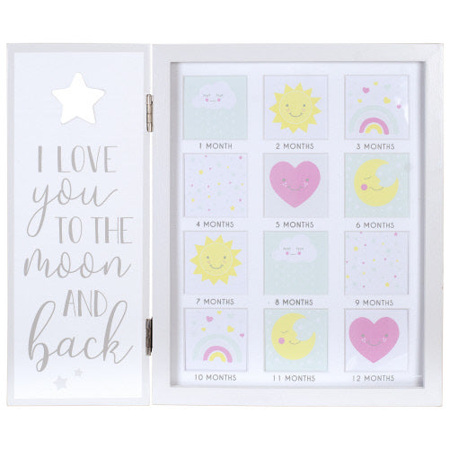 I Love You to the Moon & Back 12 Months Picture Frame