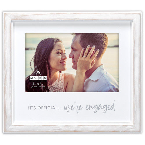 We're Engaged (4x6) Picture Frame