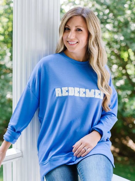 REDEEMED Sweatshirt by Mary Square (small - 2x)