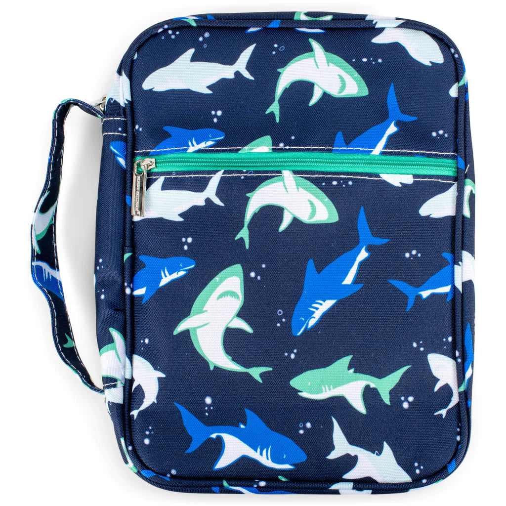 Sharks Bible Cover for Boys by Mary Square (we can add a name to it fo ...