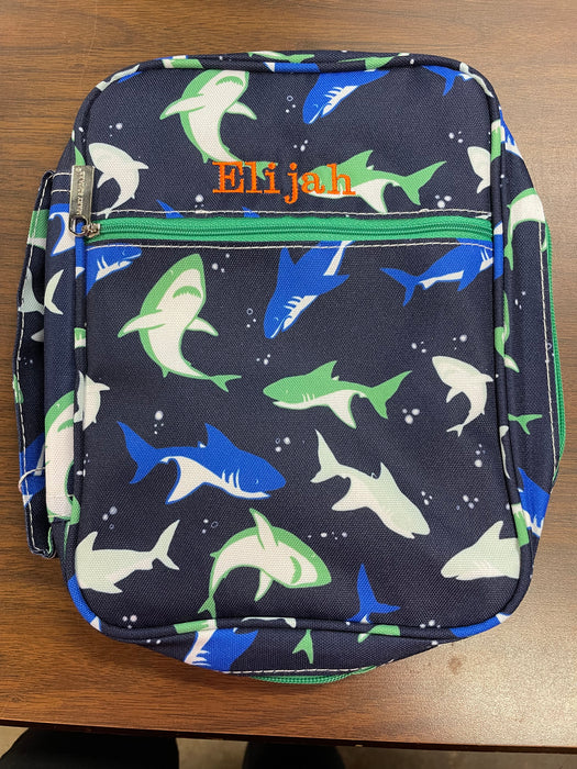 Sharks Bible Cover for Boys by Mary Square (we can add a name to it for $10)