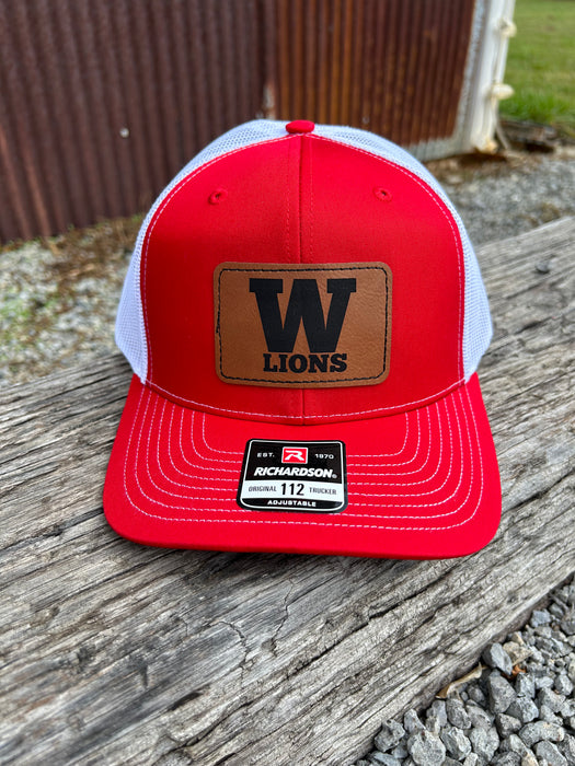 Weir Lions Hat on Richardson 112