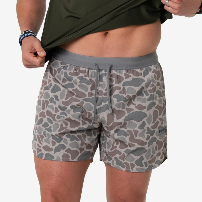 Training Short – Classic Deer Camo – 5.5" Running Inseam by Burlebo
