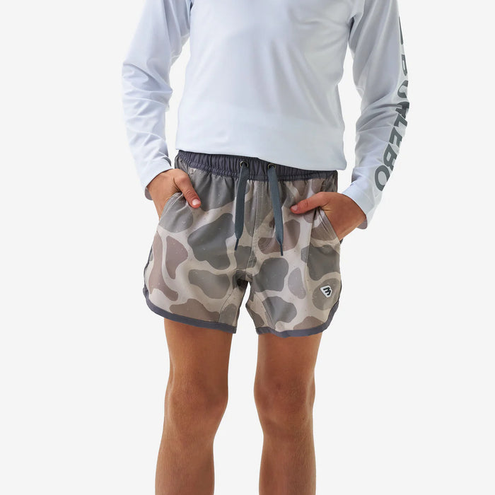 Youth & Toddler Swim Trunks - Jumbo Classic Deer Camo by Burlebo