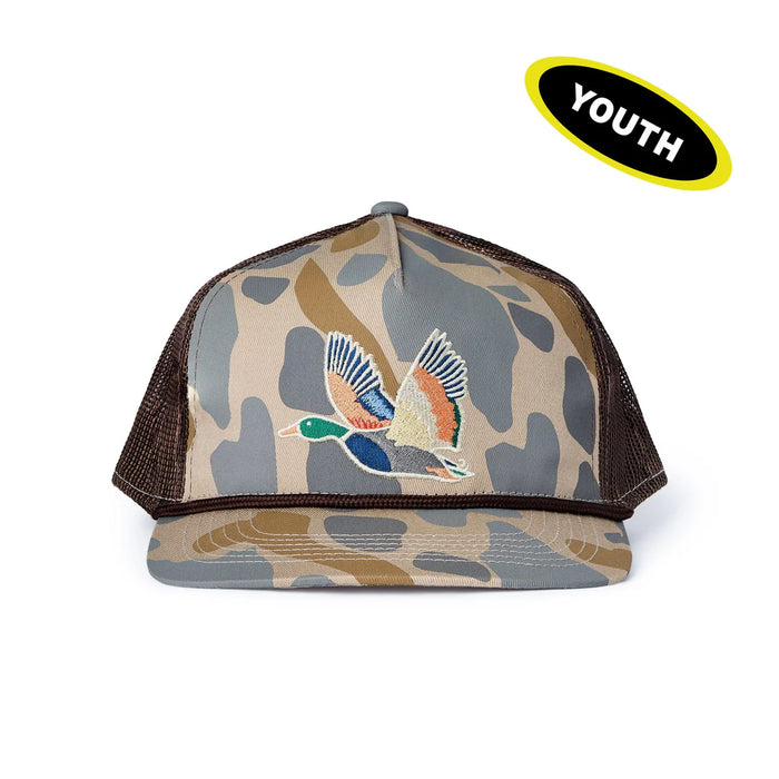 YOUTH Cap - Burlebo Retro Camo Duck Hat