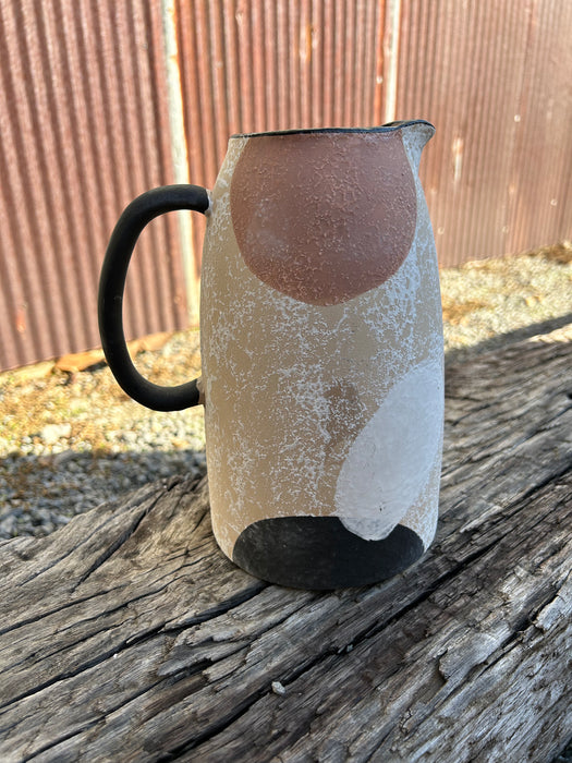 Stoneware Hand Painted Vase/Water Pitcher