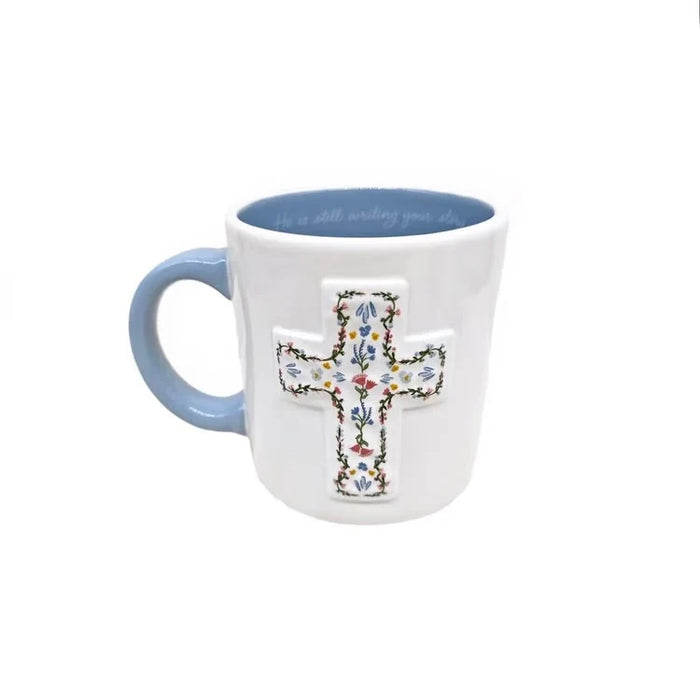 Mug Sculpted He Is Still Writing Your Story
