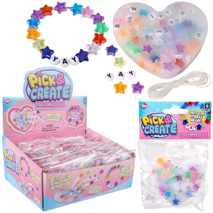 Pick N Create Heart Beaded Fidget Bracelet