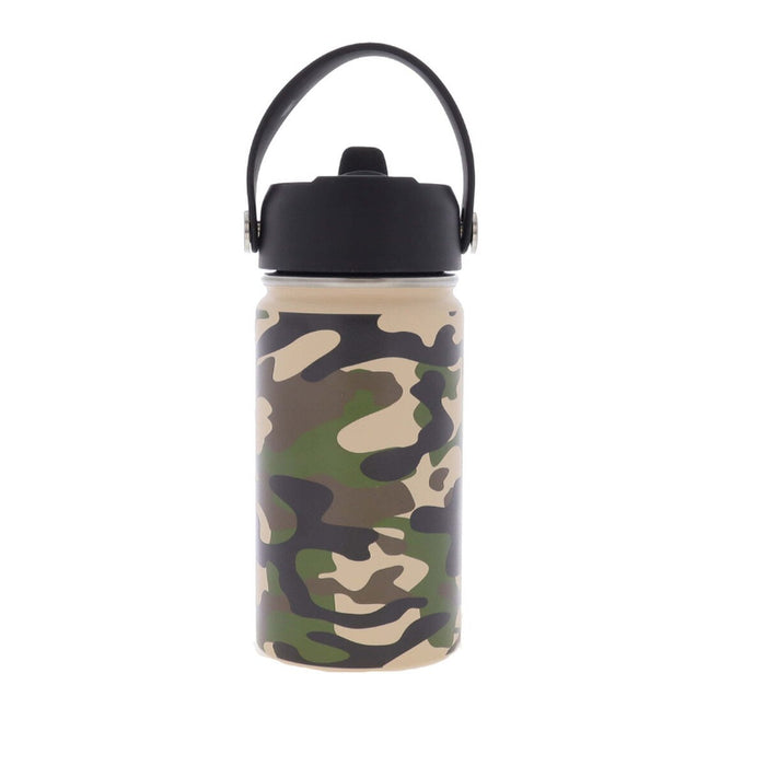 Kids 12oz Bottle with Straw Cap - 12 Styles!