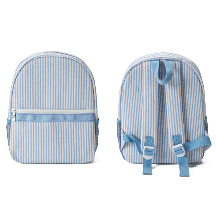 Seersucker Backpacks - 2 Colors! *Personalization Can Be Added for an Additional $10!*