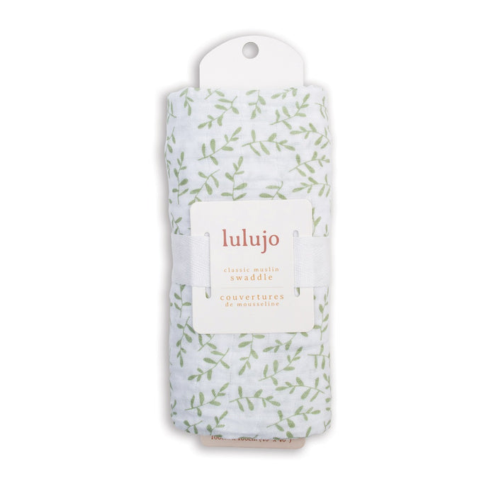 Lulujo Cotton Muslin Swaddle Baby Blanket- available in 4 Styles!