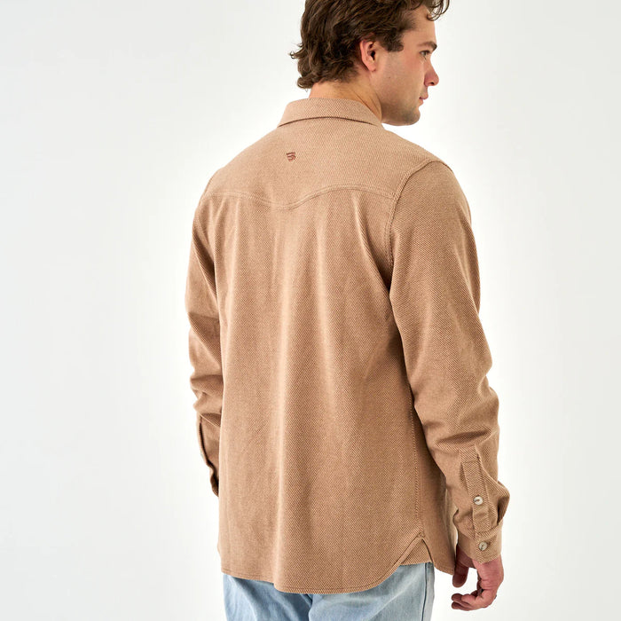 Burlebo Khaki Long Sleeve Austin Shirt