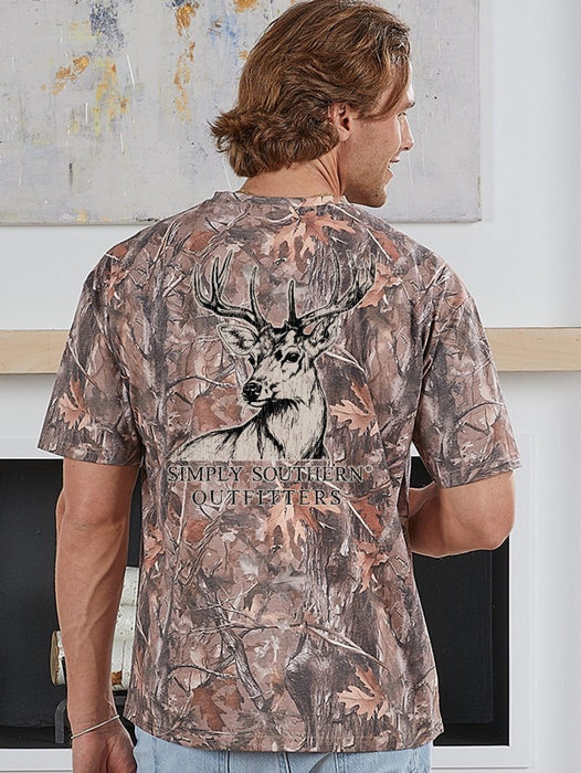 Deer Camo Short Sleeve Tee by Simply Southern