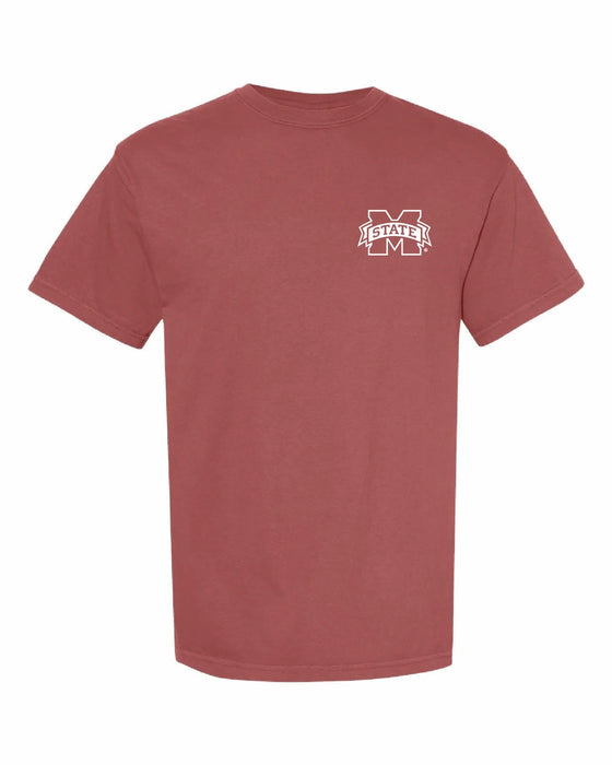 MSU Camo Bulldog Maroon Tee- Available in 6 Sizes!