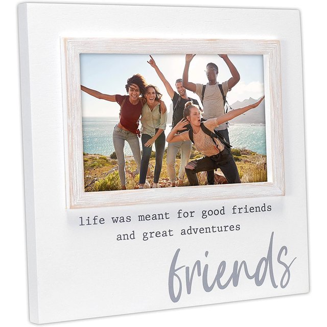 4X6 Friends Rustic Scripts Frame