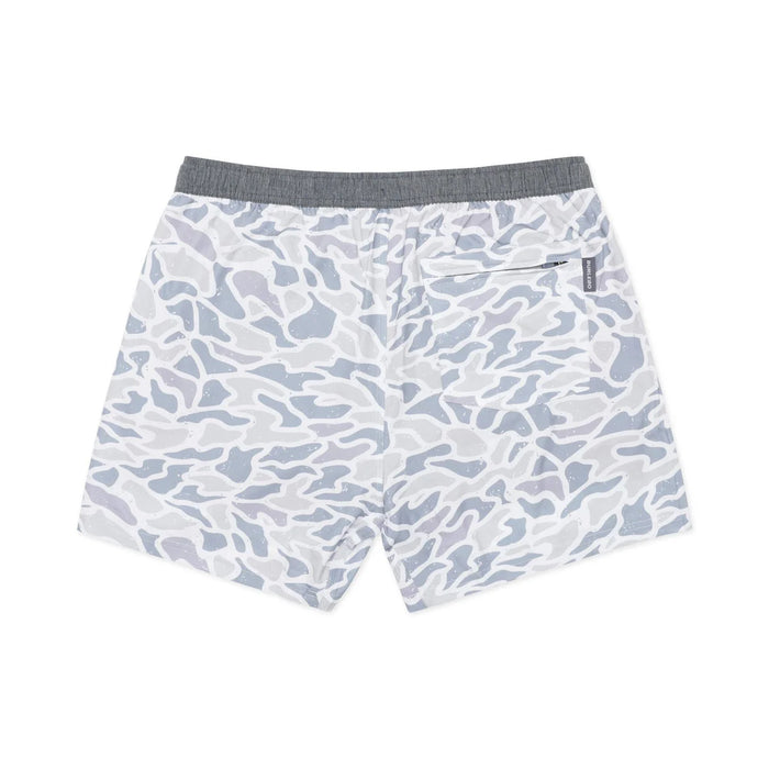 Athletic Short – White Camo – Grey Liner – 5.5" Inseam by Burlebo