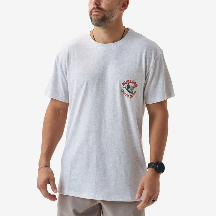 SS – Old School Duck Hunt Men's Short Sleeve Tee – Oatmeal by Burlebo