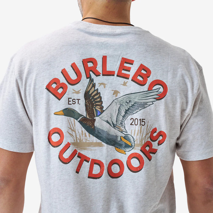 SS – Old School Duck Hunt Men's Short Sleeve Tee – Oatmeal by Burlebo