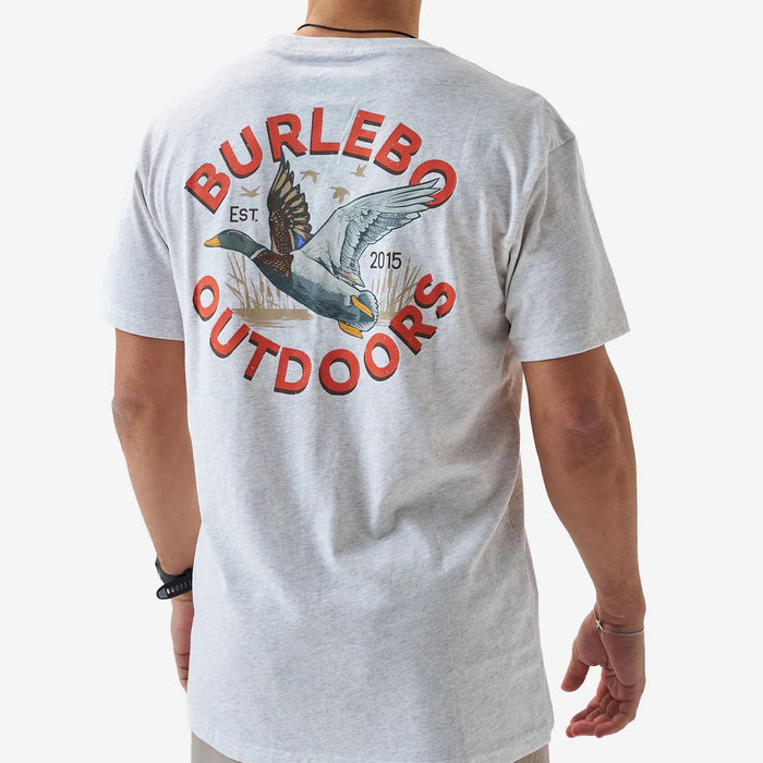 SS – Old School Duck Hunt Men's Short Sleeve Tee – Oatmeal by Burlebo