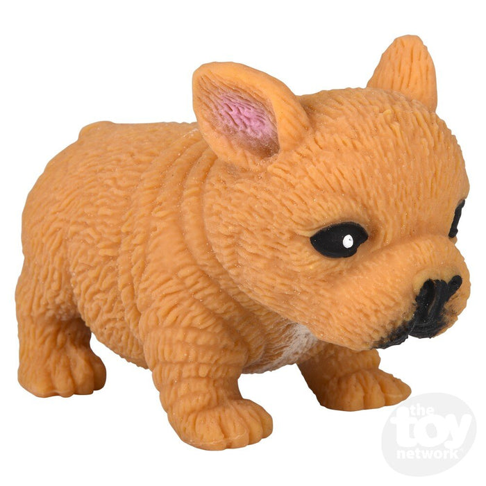 3.5" Stretchy, Squish Bulldog- 2 Colors Available!