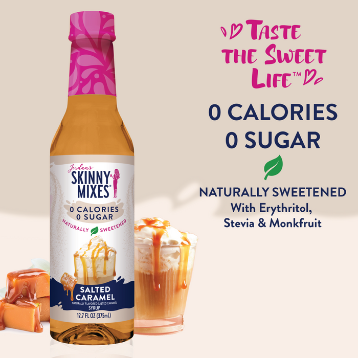 Naturally Sweetened Salted Caramel Syrup - 375ml