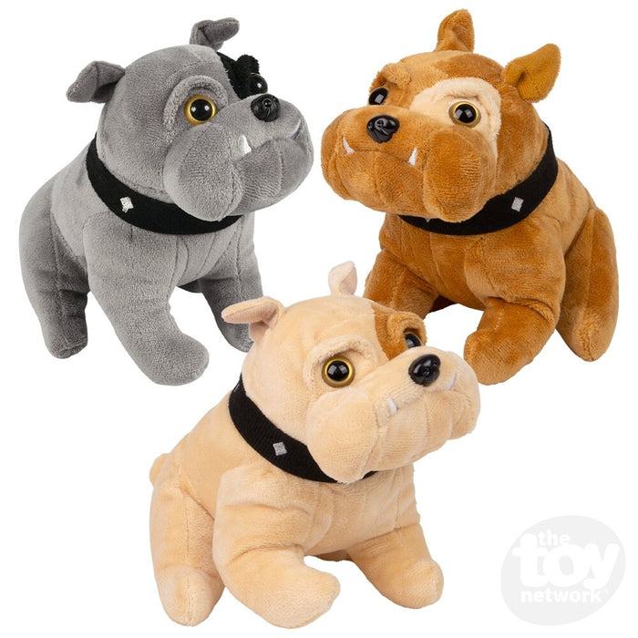 7" Bulldog Stuffed Animals- 3 Styles!