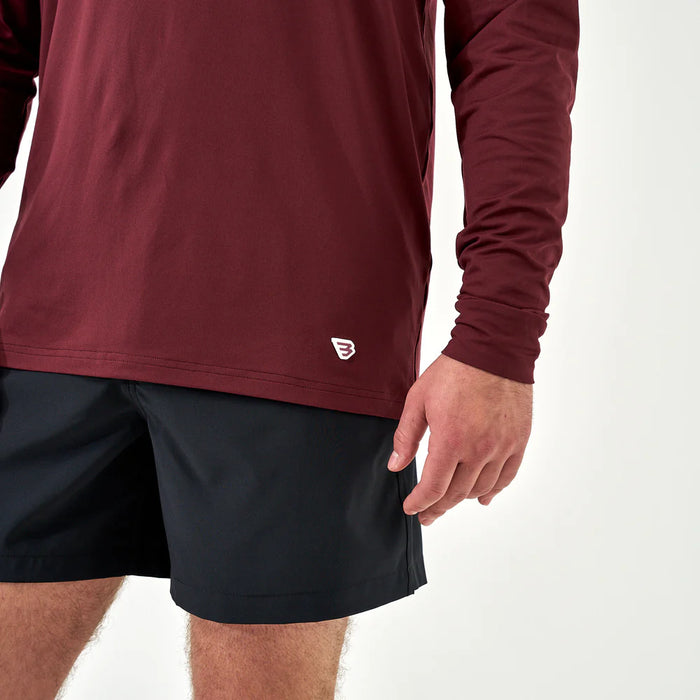 Burlebo Maroon Performance Hoodie