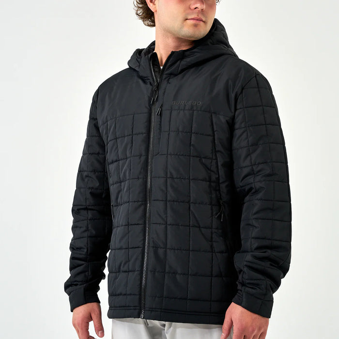 Black Puffer Jacket by Burlebo