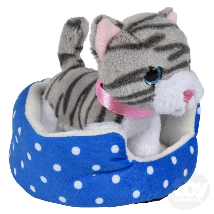 8" Cat In Bed- 2 Colors Available!